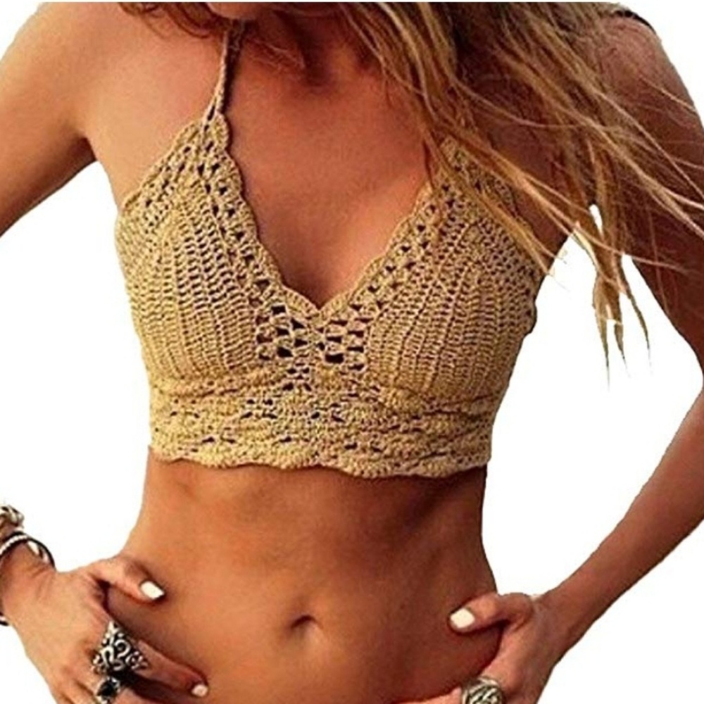 Crochet halter top s/m